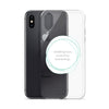 Not Talking to You iPhone Case